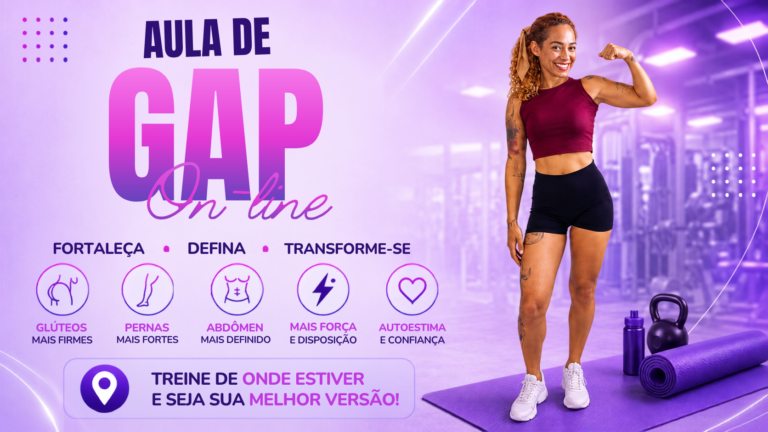 Aula GAP em Casa — Treine, Fortaleça e Defina